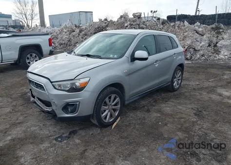 2015 Mitsubishi Outlander Sport Es from USA, damaged, VIN 4A4AP3AU6FE053048